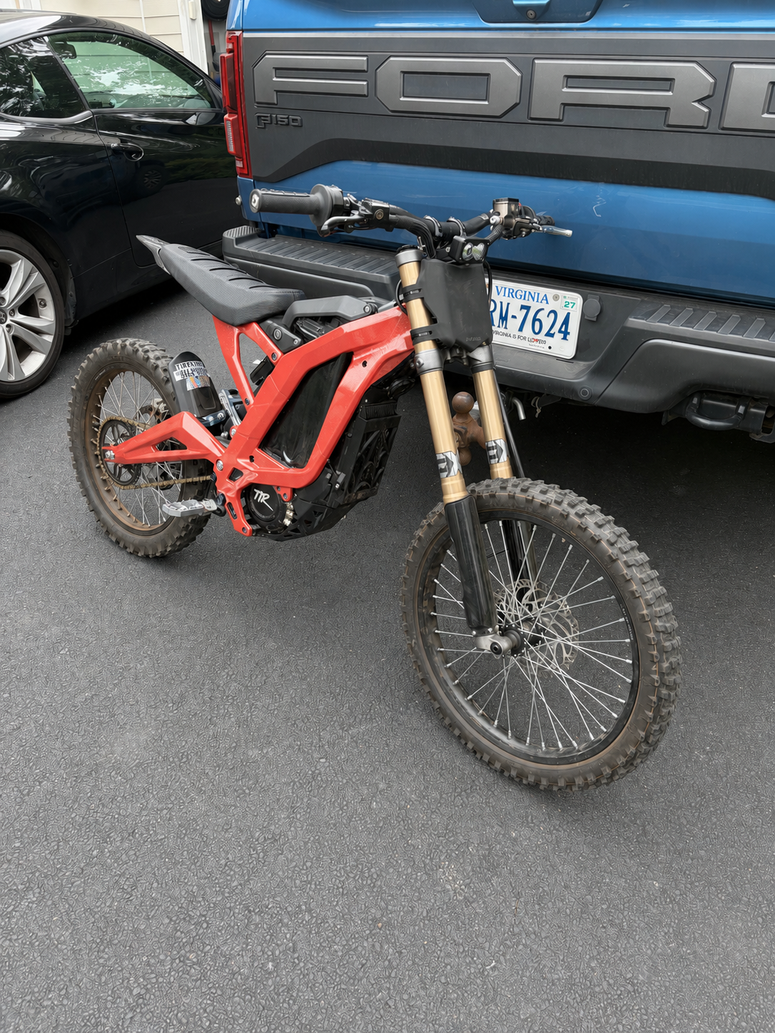 Surron LBX Painted Frame Guards TIRacing