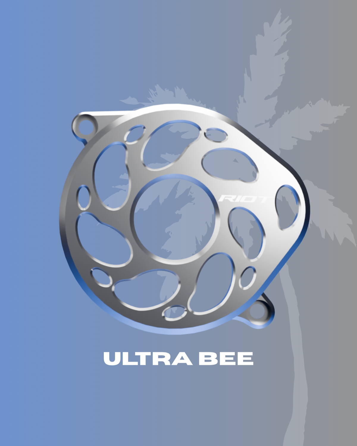 Surron Ultra Bee Motor Cover — Billet Aluminum, 5-Axis CNC Riot Racing