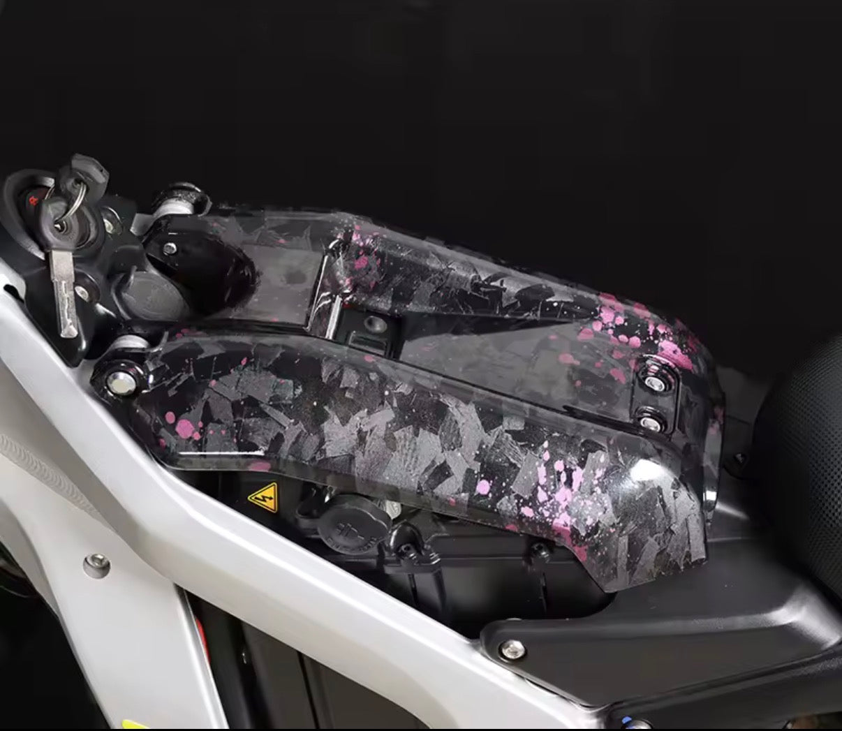 Carbon Style Battery Lid For Surron LBX