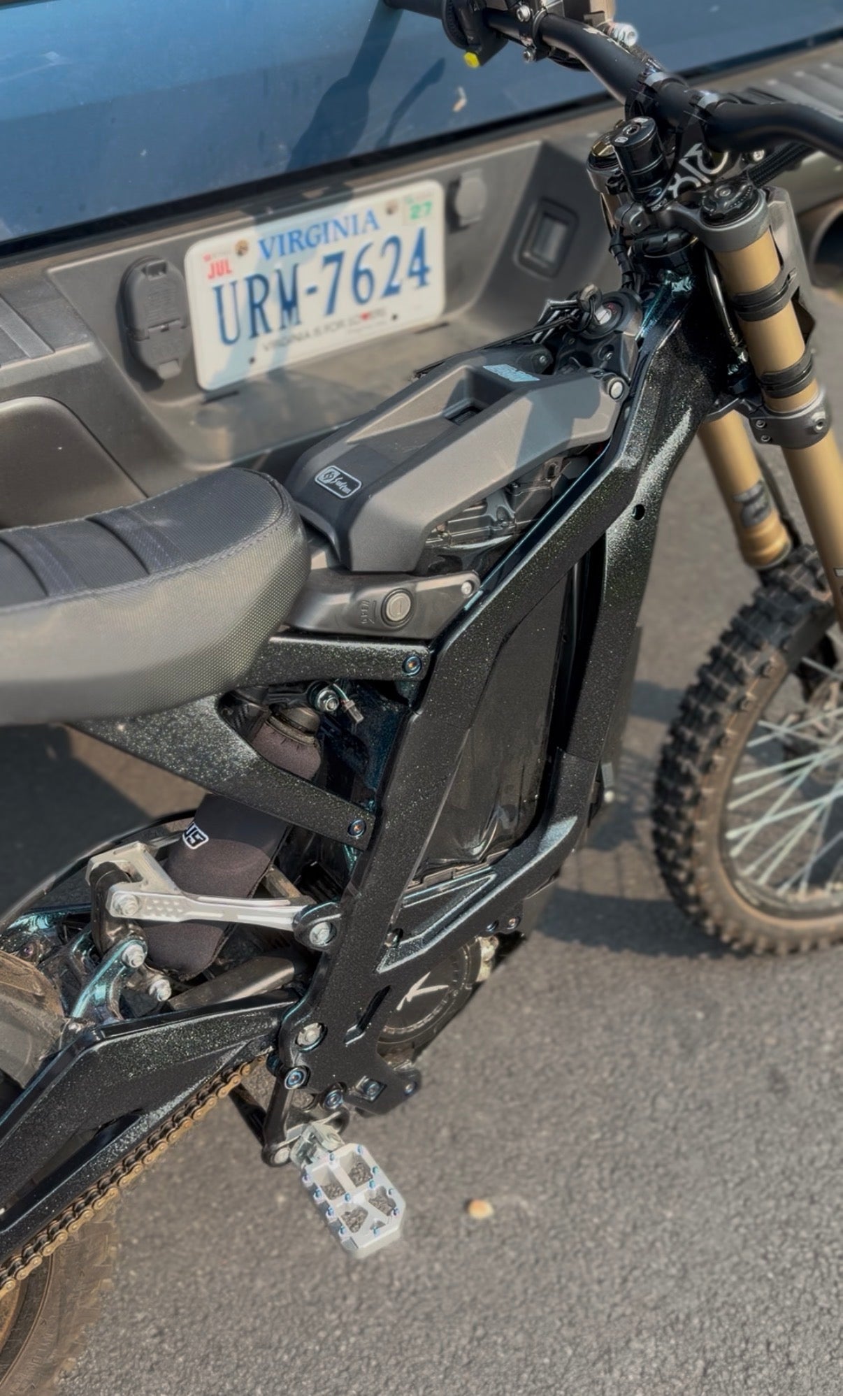 Surron LBX Painted Frame Guards TIRacing
