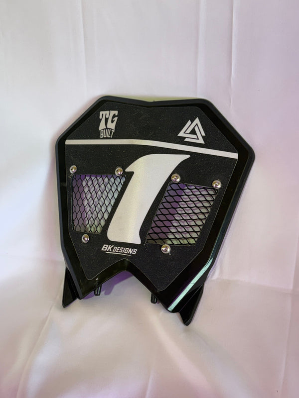 ETM RTR Vented Number Plate Sparkle BkDesigns