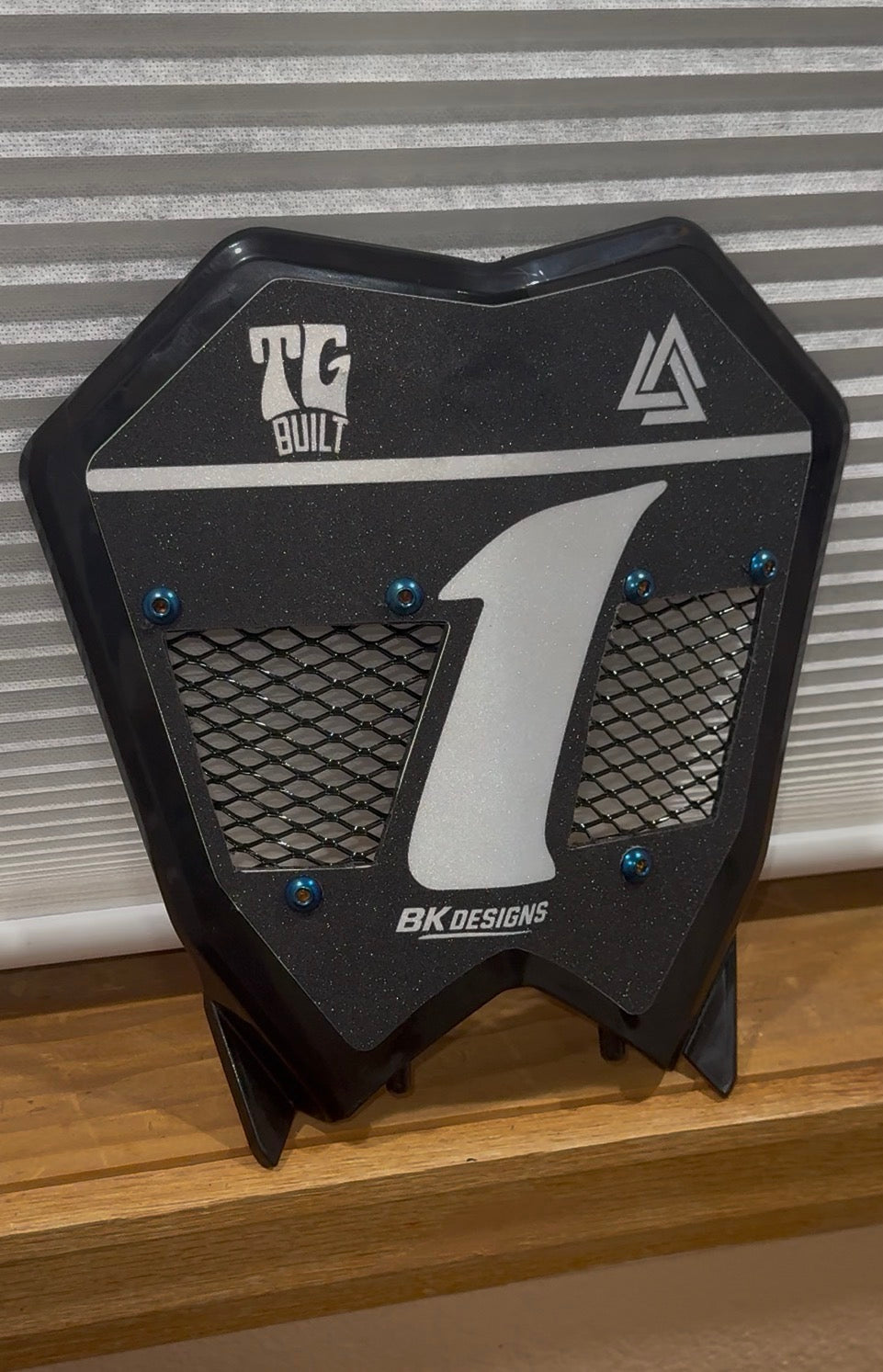 ETM RTR Vented Plate titanium BkDesigns