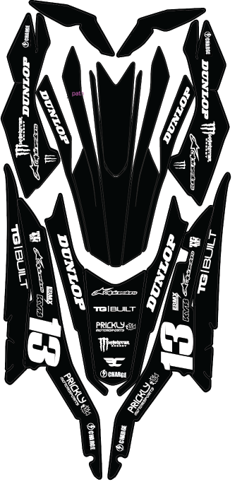 Surron Ultra Bee Full Graphic Kit Charge Graphics