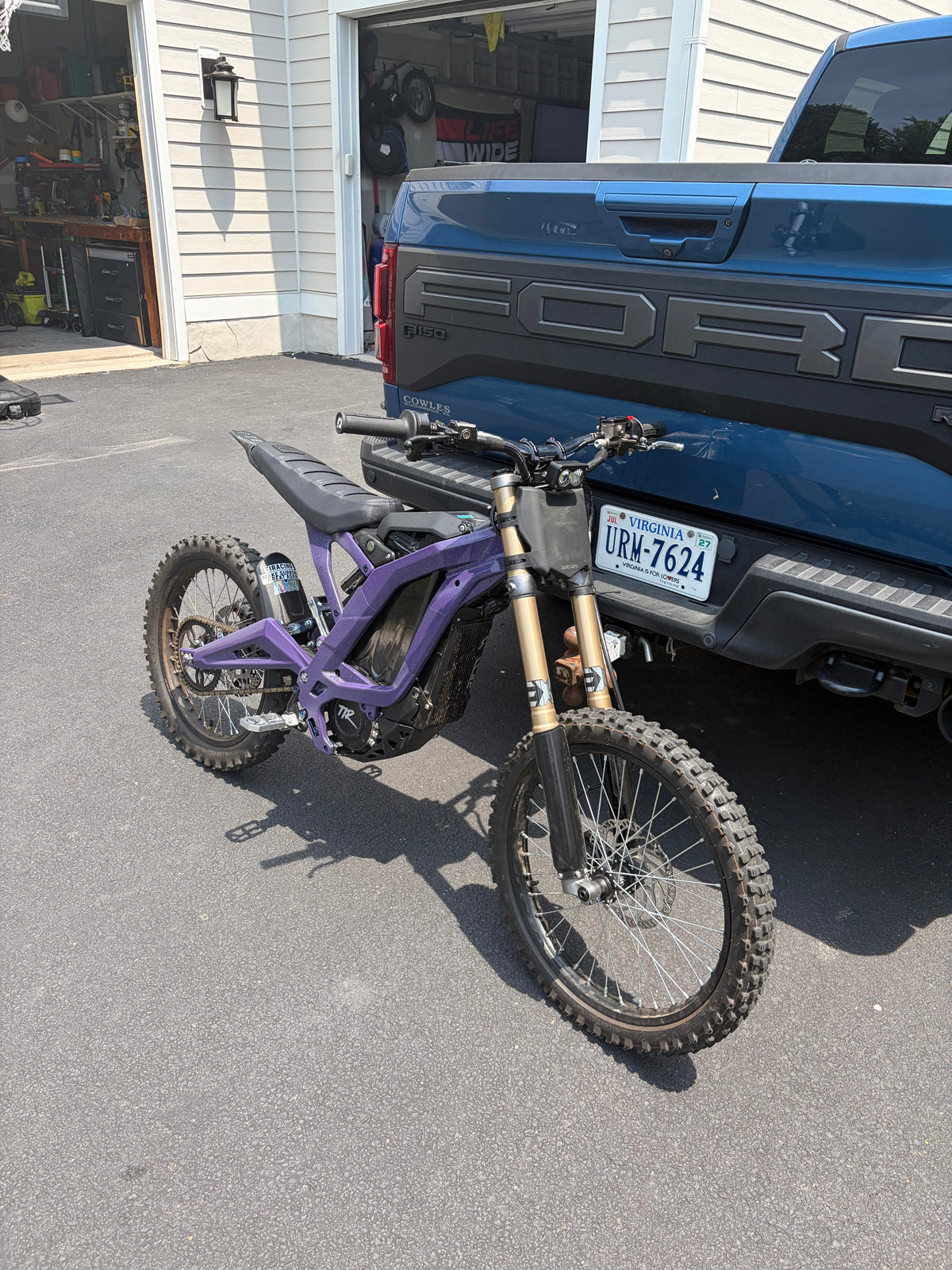 Surron LBX Painted Frame Guards TIRacing