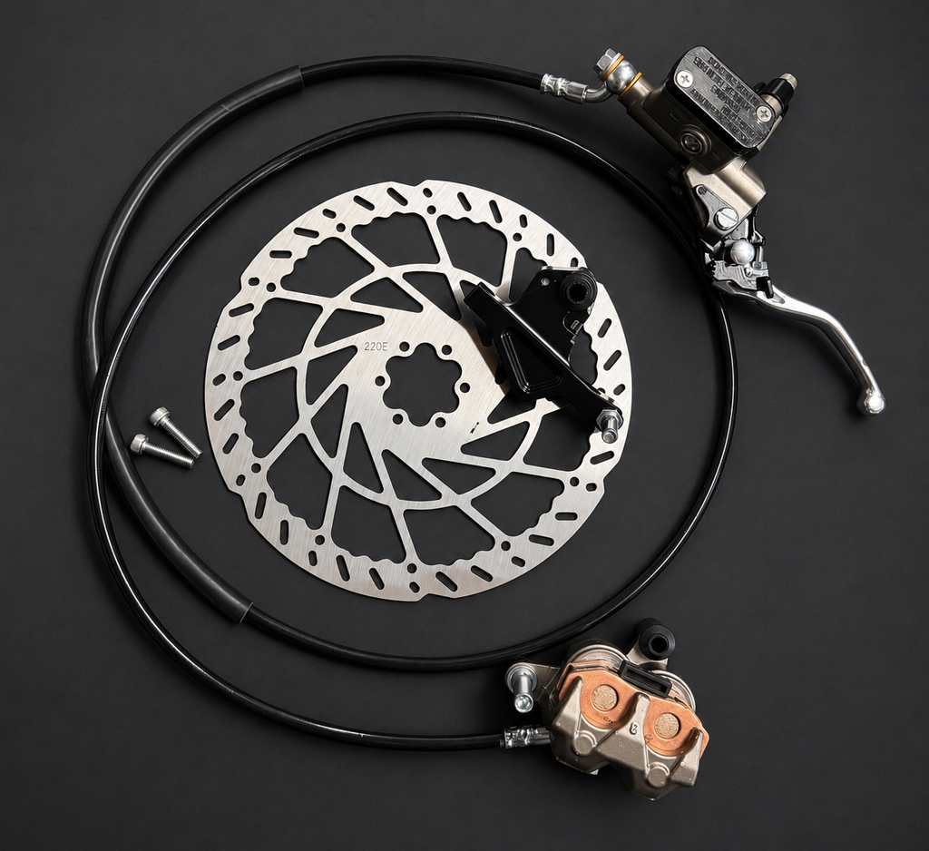Ultimate Pre-Bled Super 73/Ridstar q20 Ultra Bee Rear Brake Kit (Ships Next Business Day) LbxRide