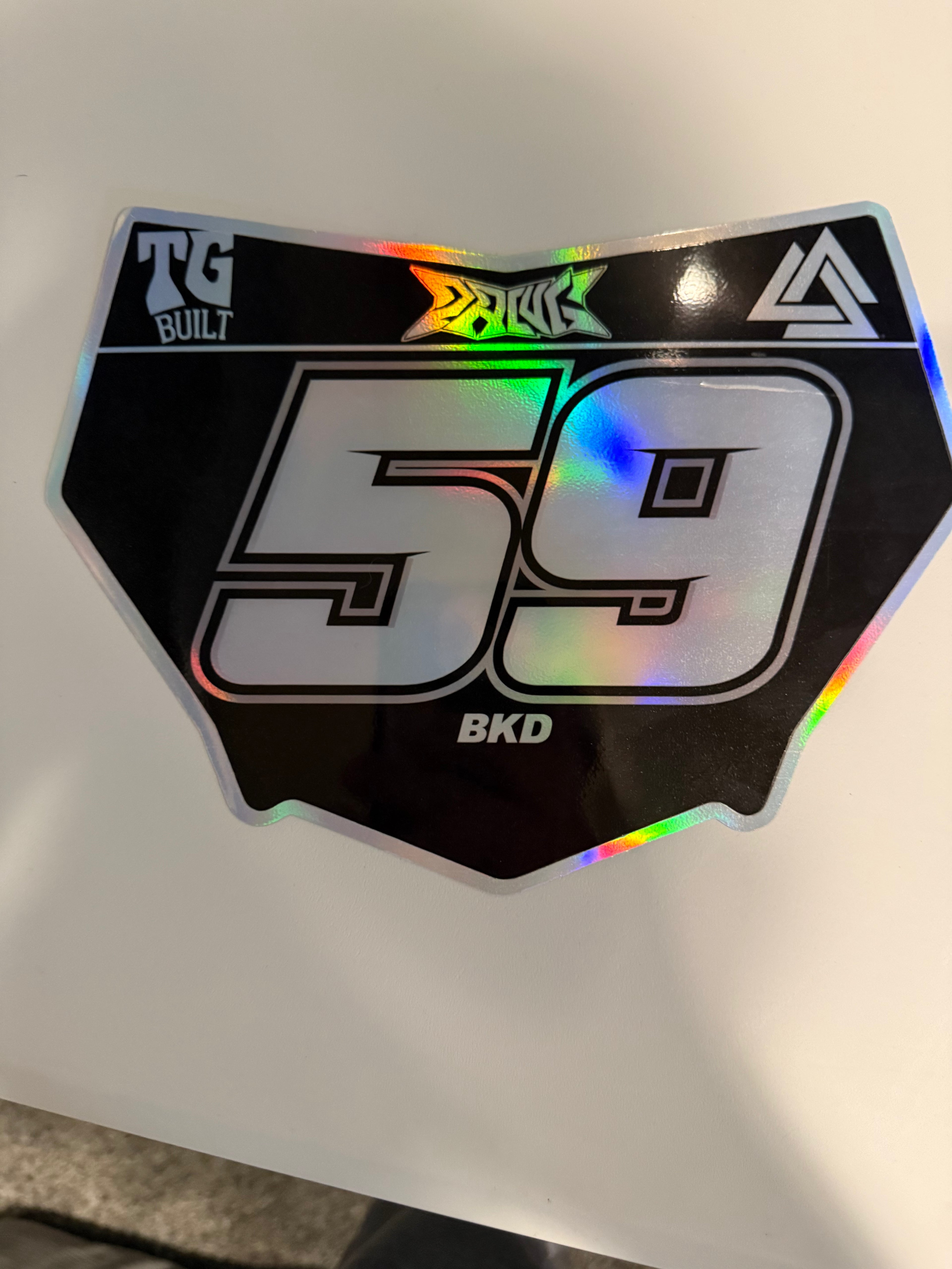 Motocutz Plate Decal